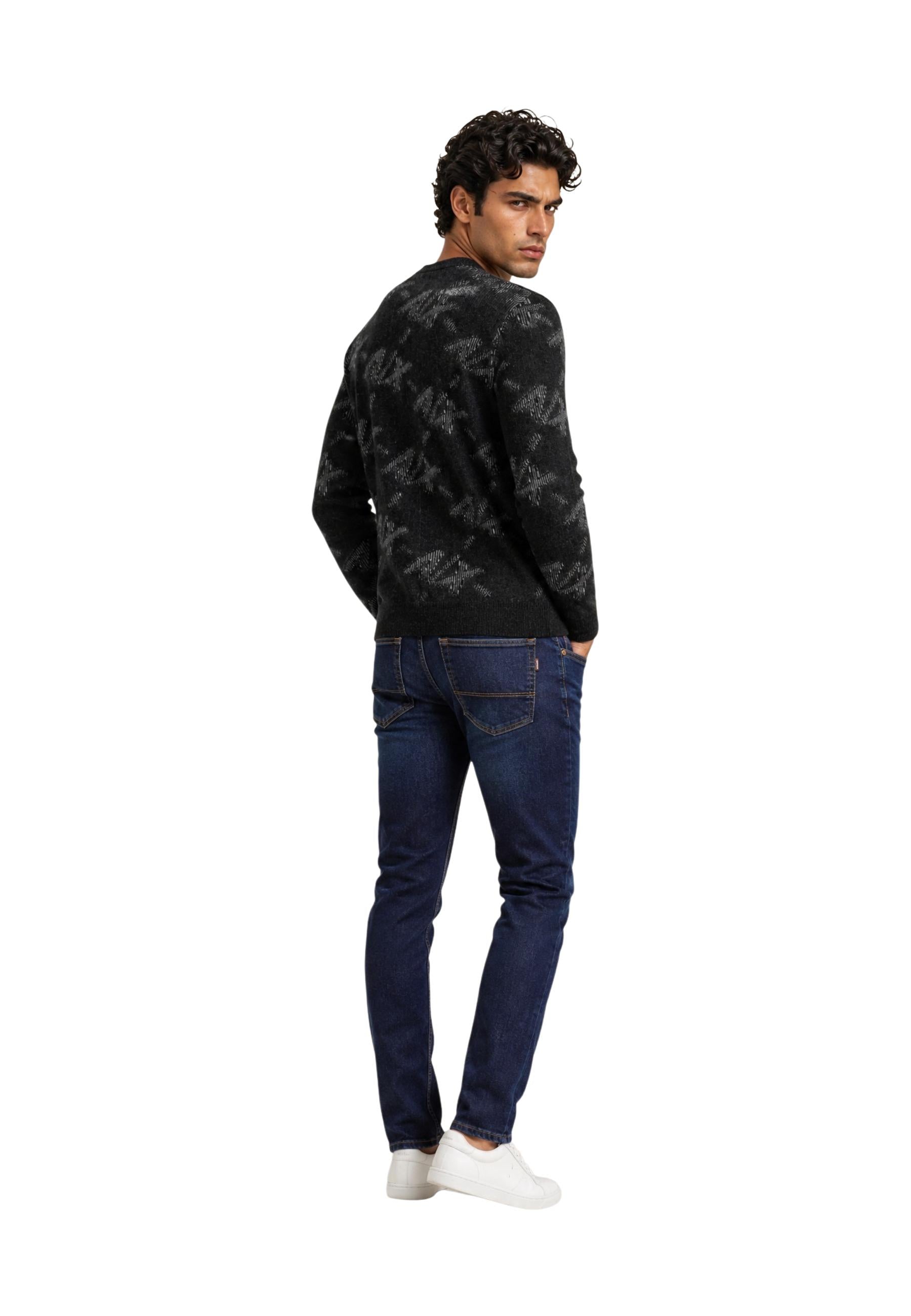 Armani Exchange Pull homme — black