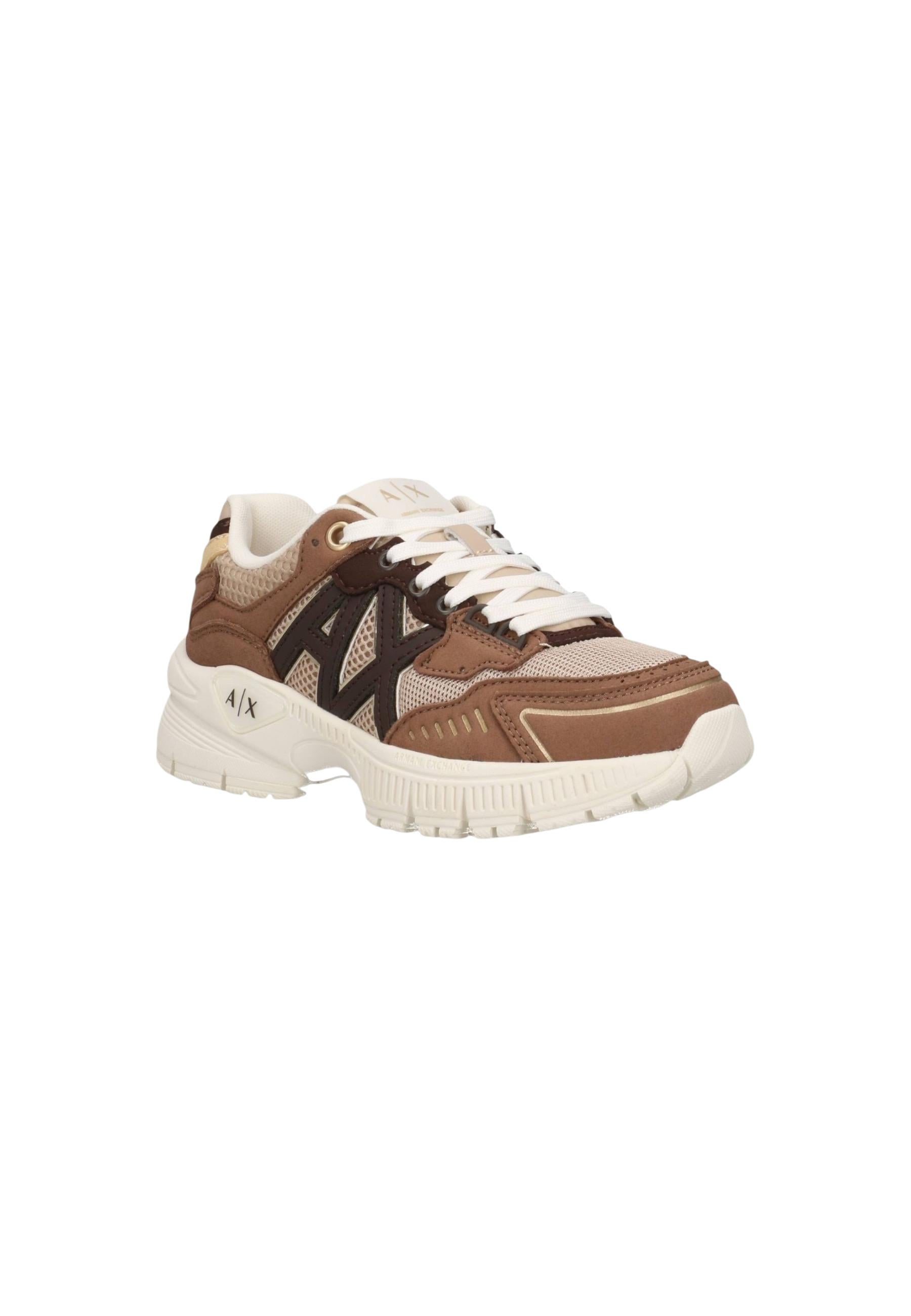 Armani Exchange Baskets femme — beige