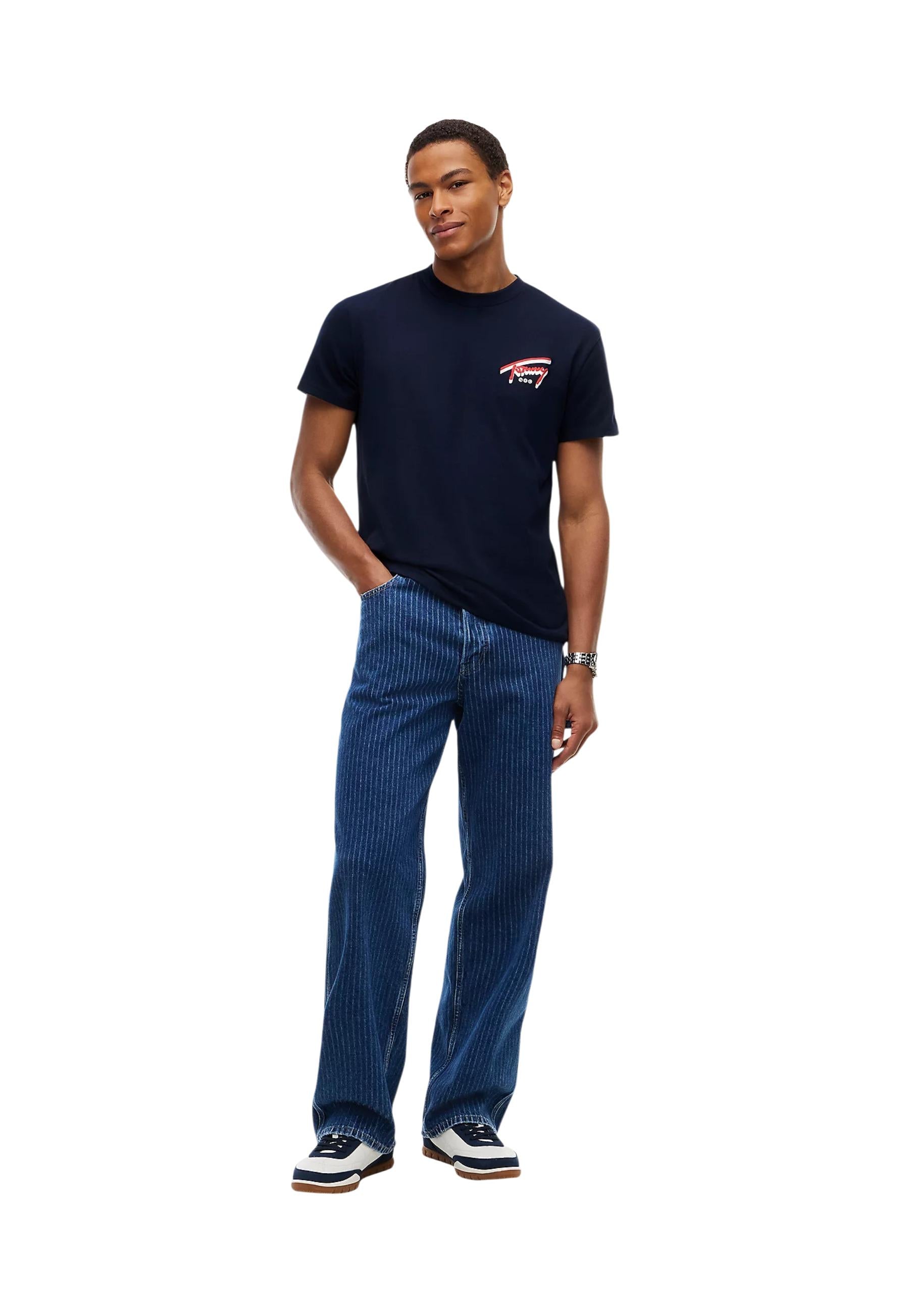 Tommy Hilfiger Jeans T-shirt homme — blue