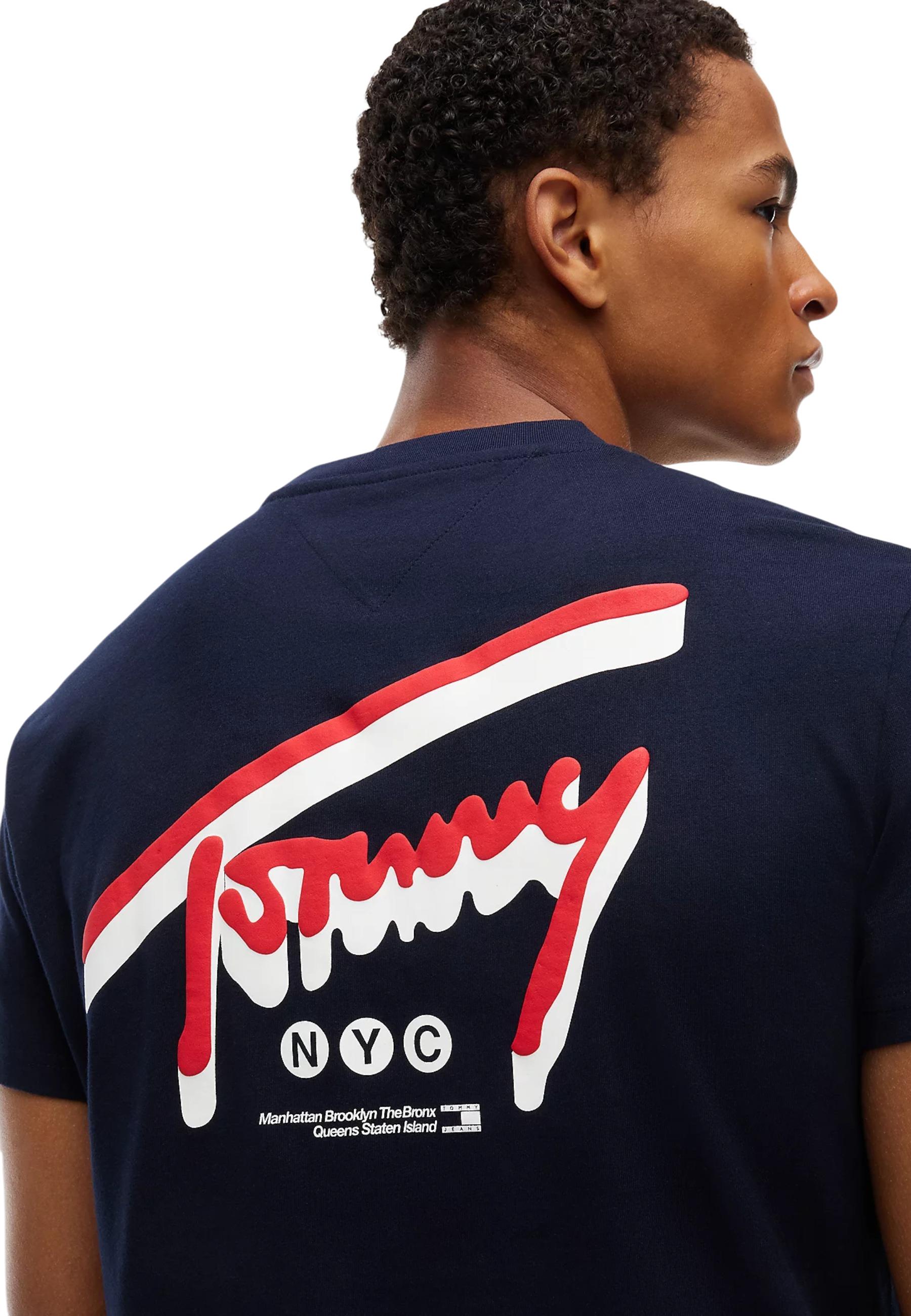 Tommy Hilfiger Jeans T-shirt homme — blue