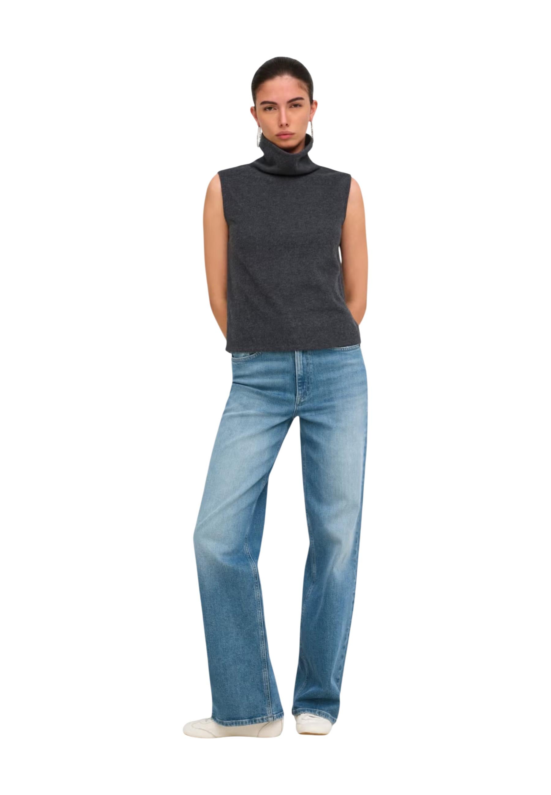 Jacqueline De Yong Pull femme — grey