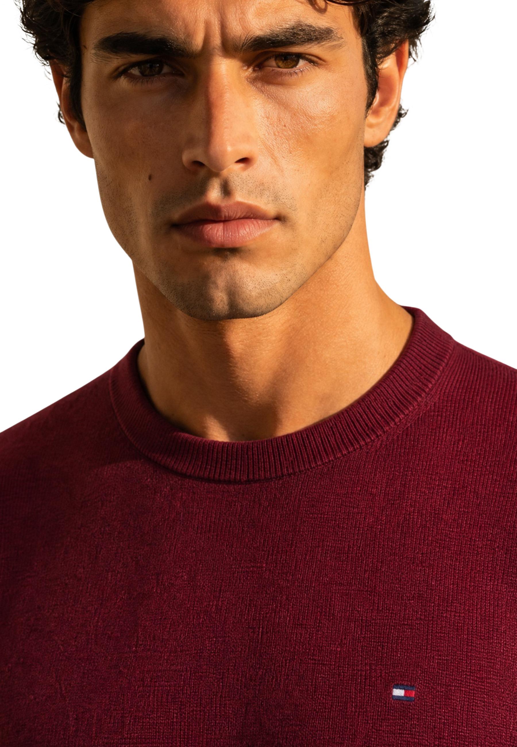 Tommy Hilfiger Pull homme — bordeaux
