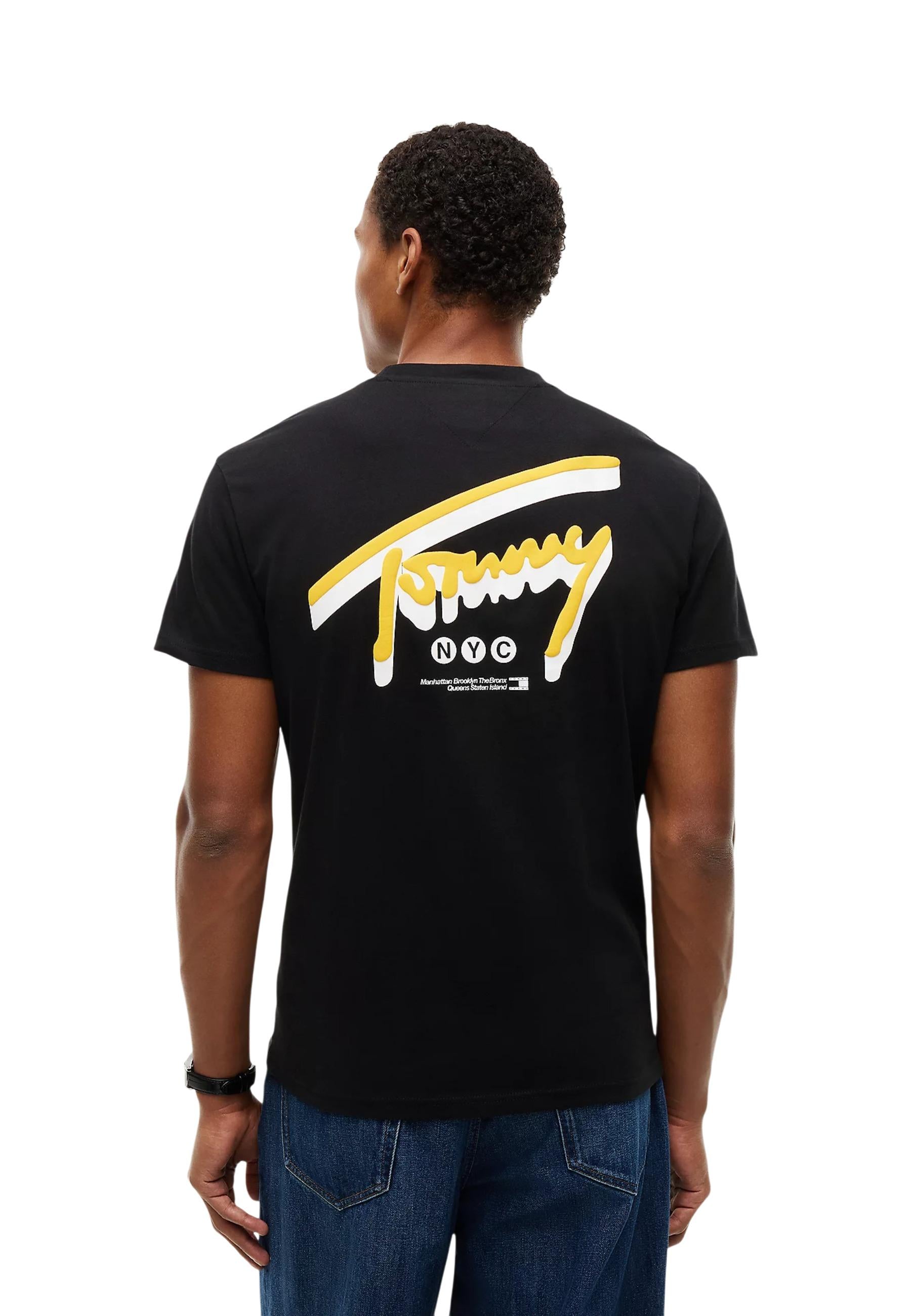 Tommy Hilfiger Jeans T-shirt homme — black