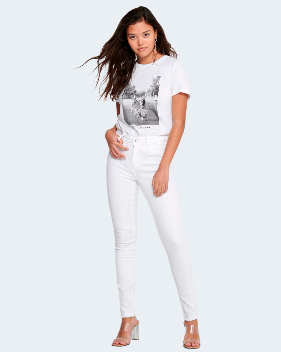 Only Pantalon femme Pantalons — white