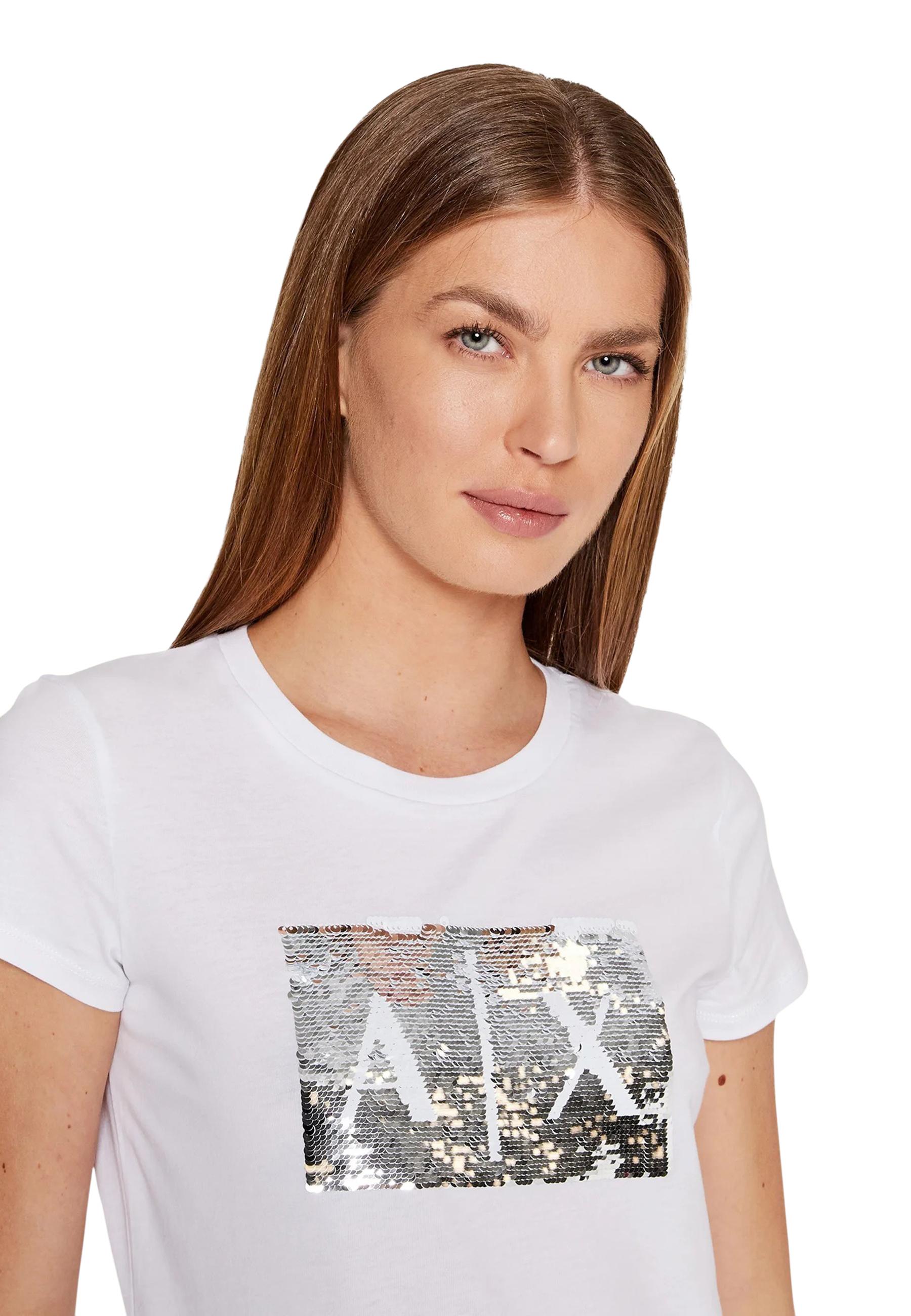 Armani Exchange T-shirt femme — white