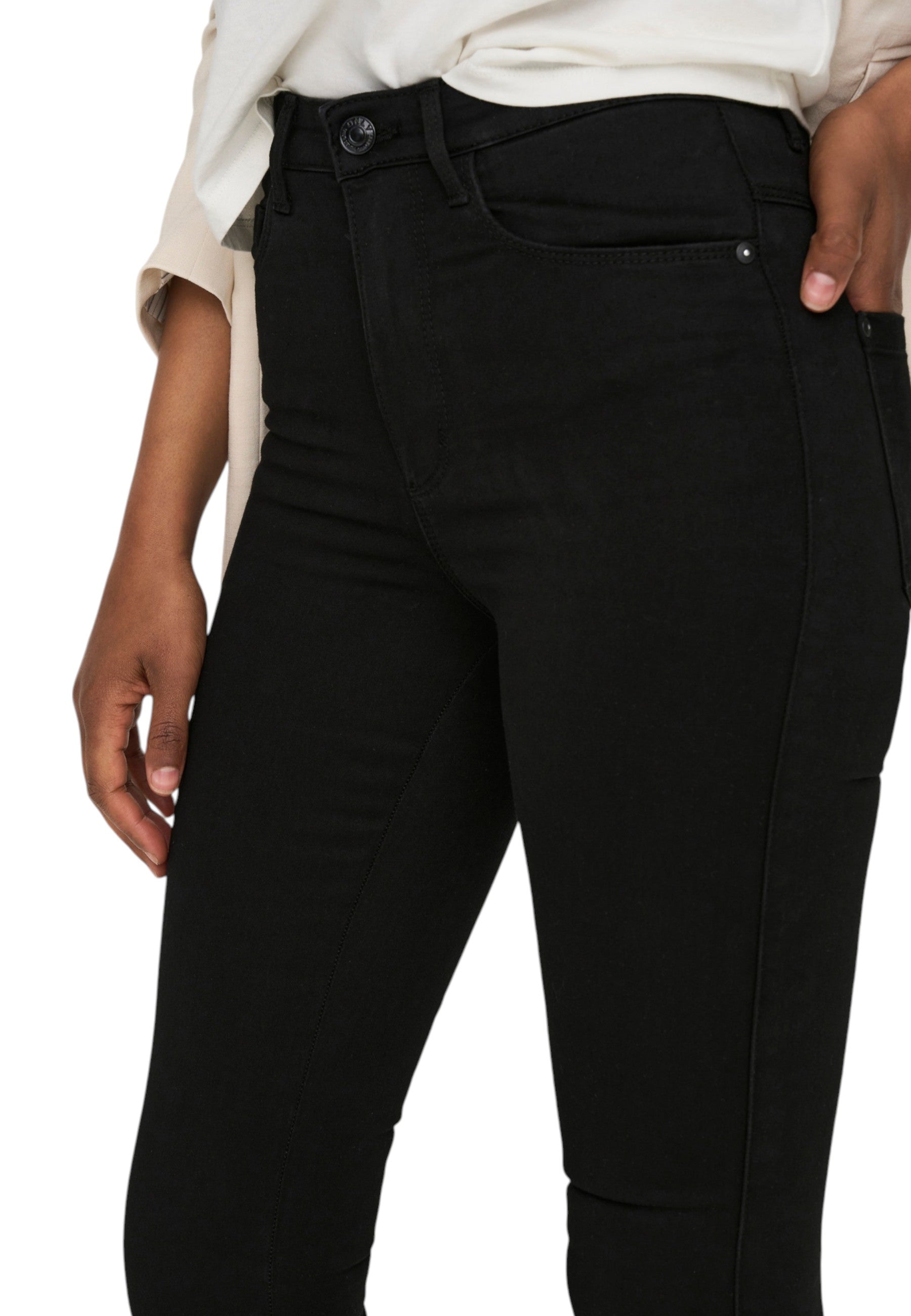 Only Pantalon femme Pantalons — black