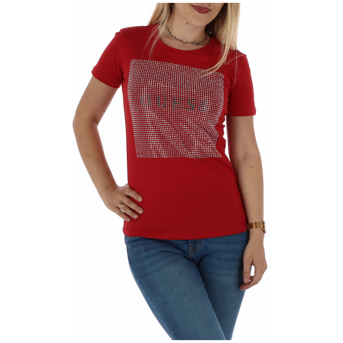 Guess T-shirt femme — red