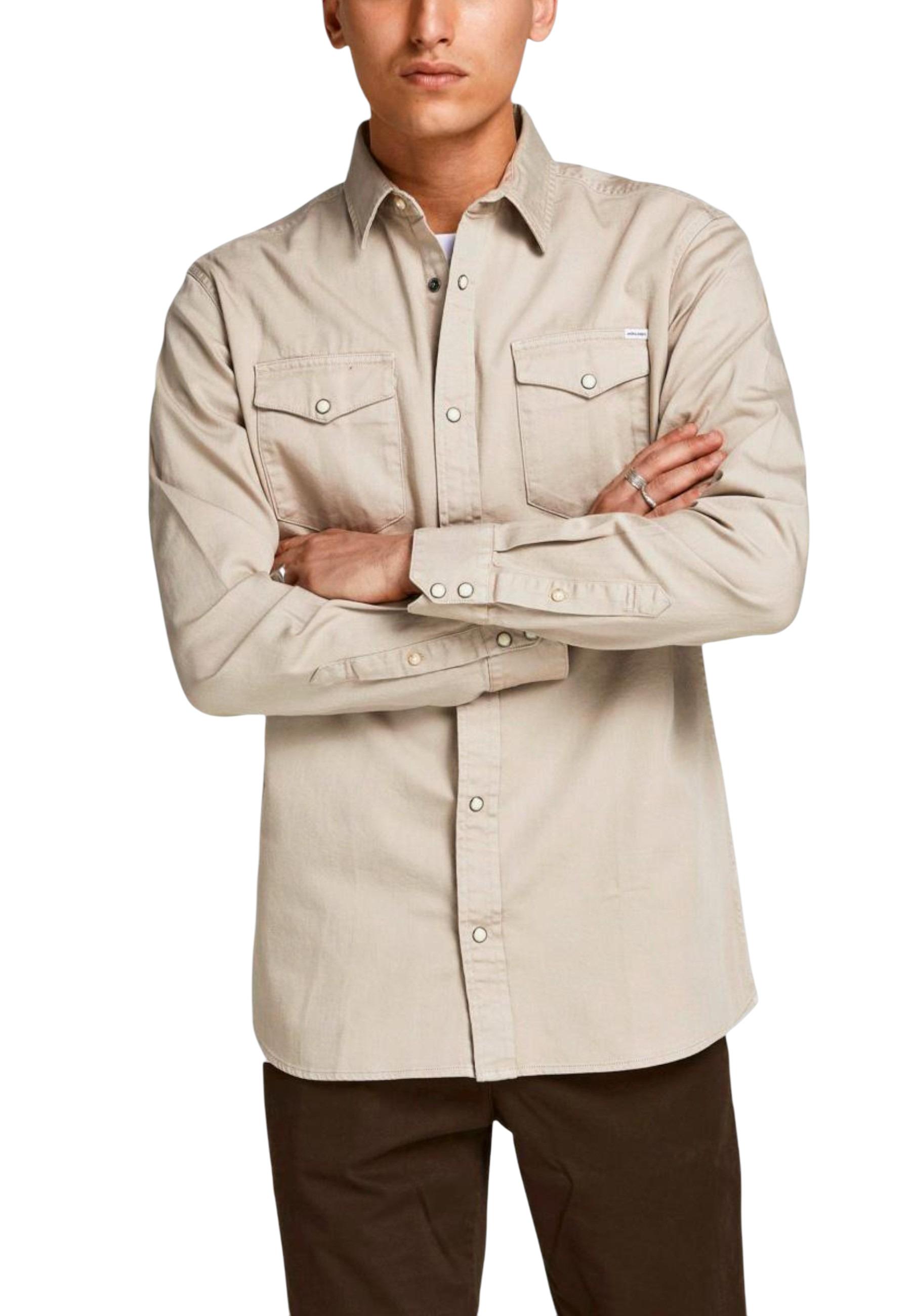 Jack & Jones Chemise homme Chemises — beige
