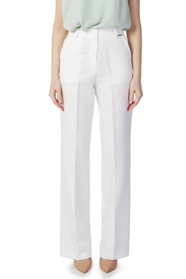 Hanny Deep Pantalon femme Pantalons — white