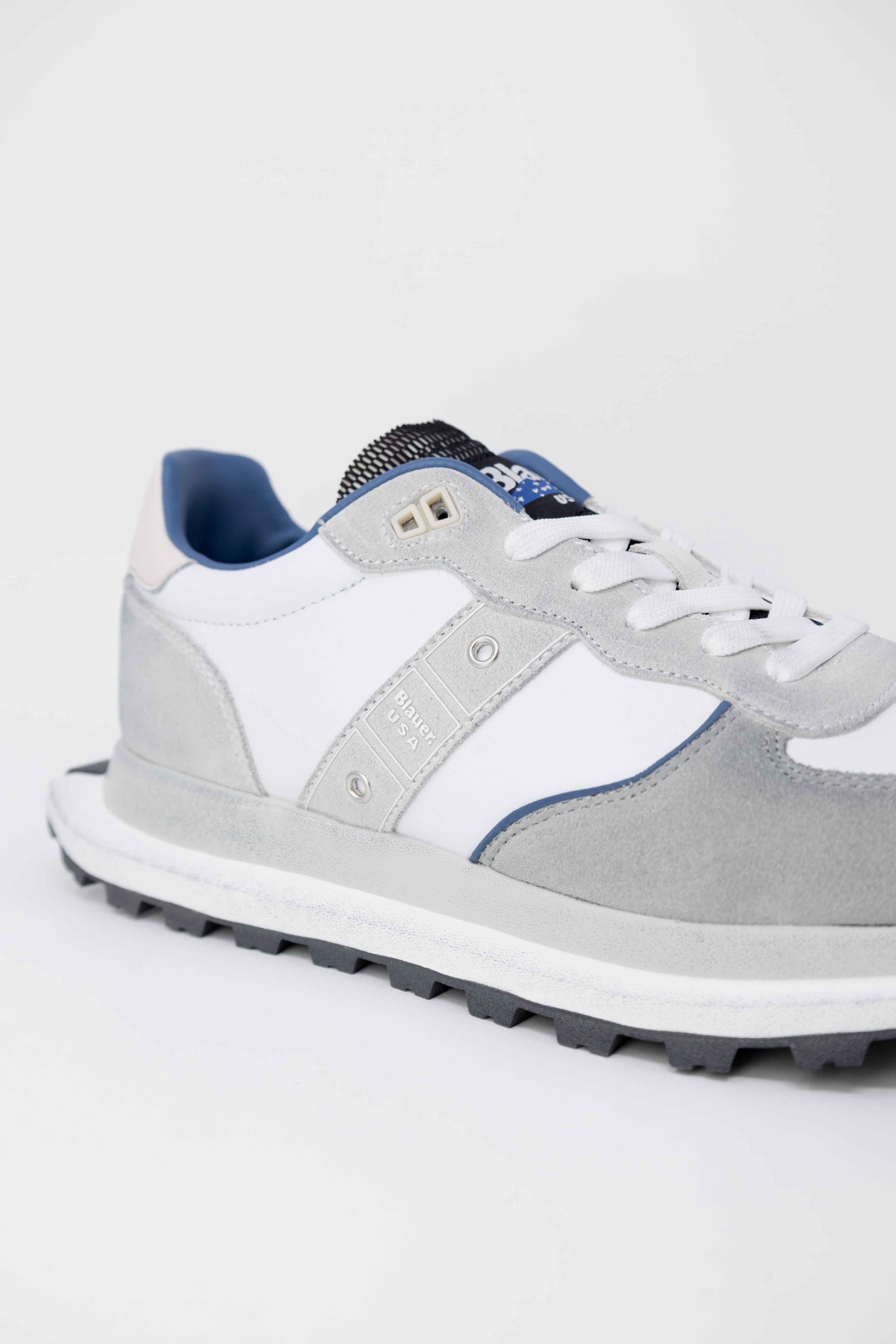 Blauer. Baskets homme — grey