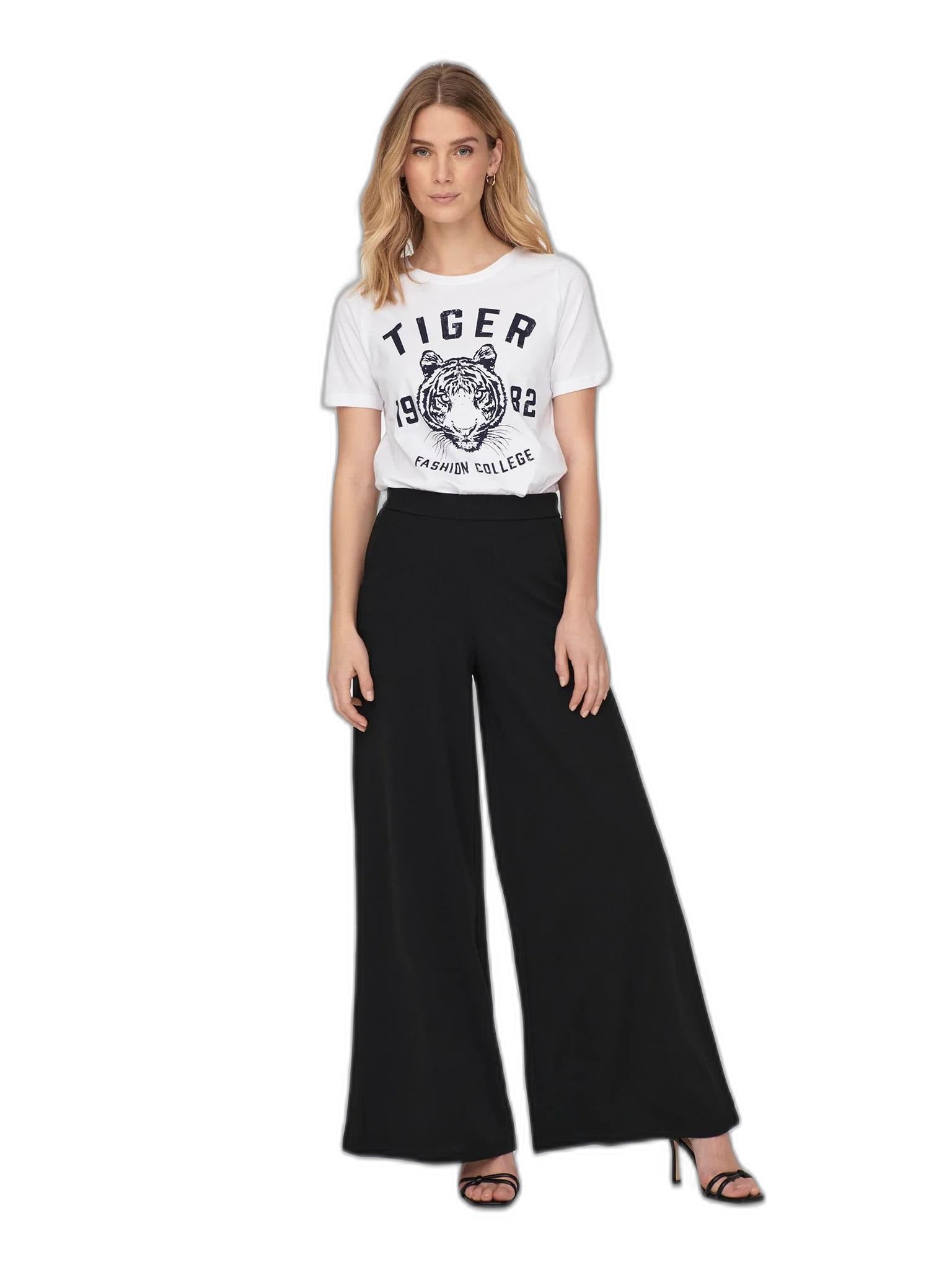 Jacqueline De Yong Pantalon femme Pantalons — black