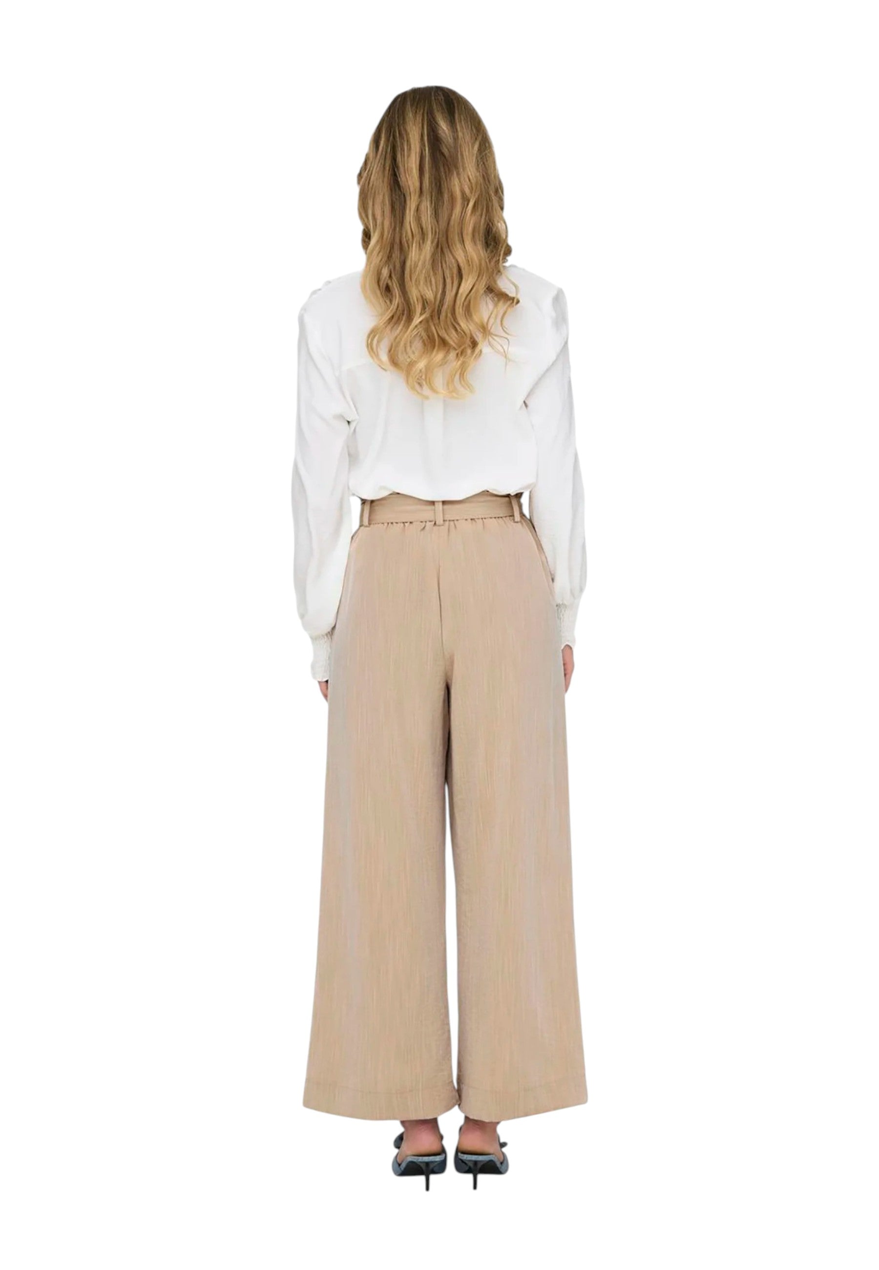 Only Pantalon femme Pantalons — beige