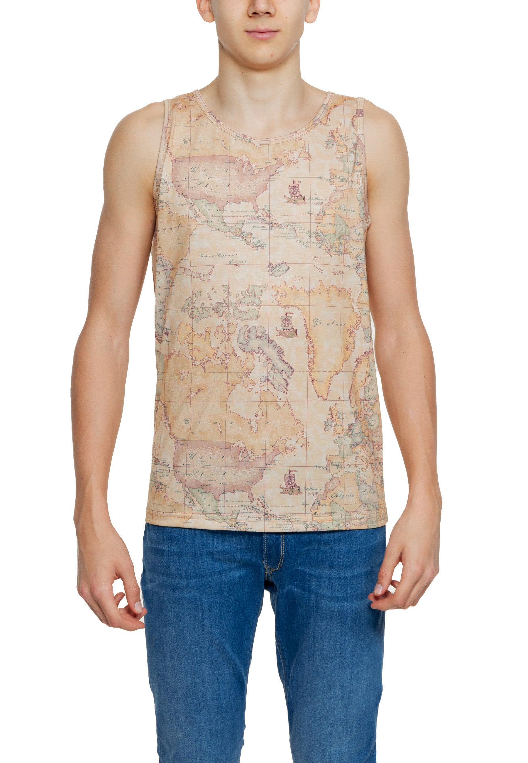 Alviero Martini Prima Classe Vêtement homme Debardeurs — beige