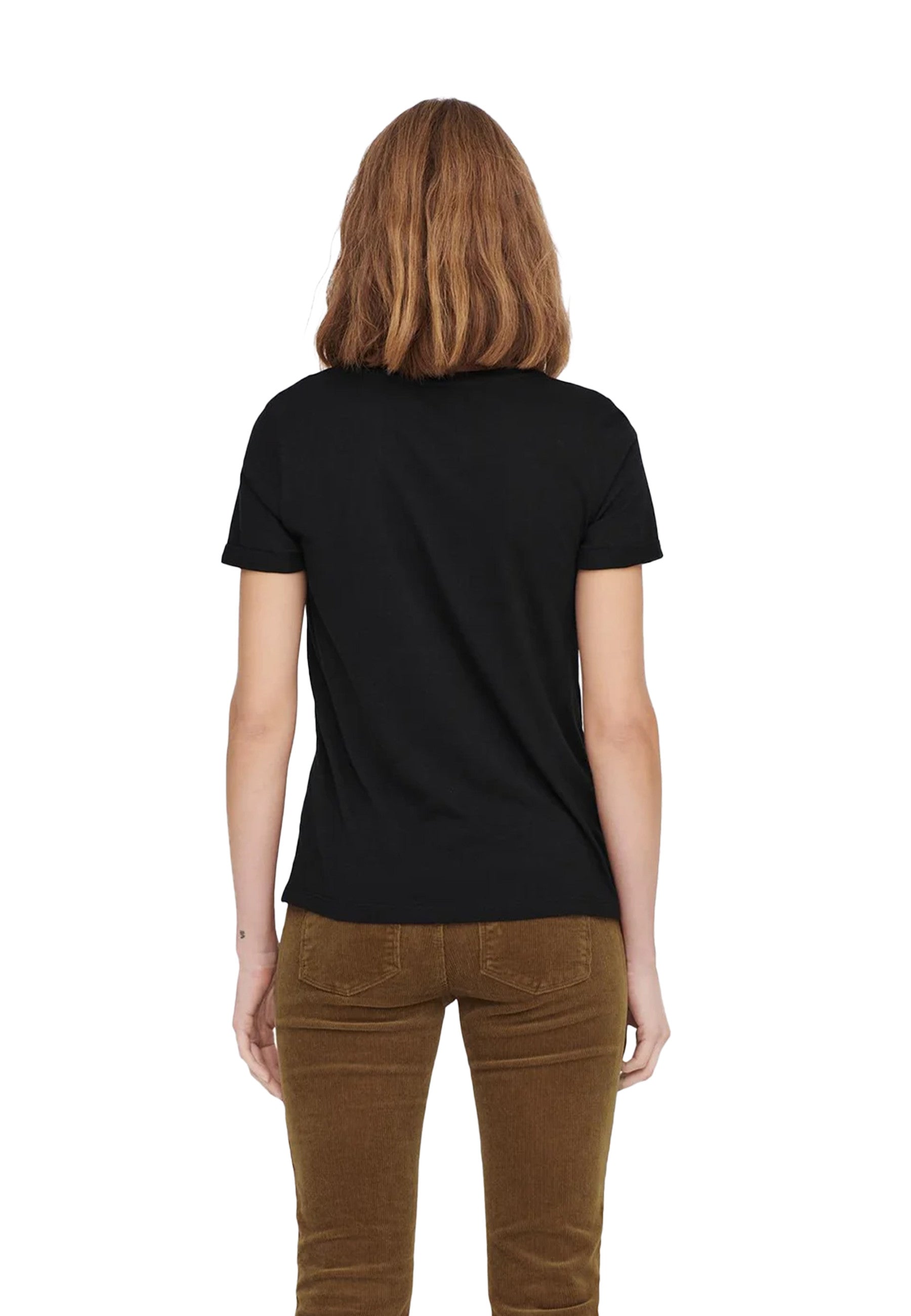 Only T-shirt femme — black