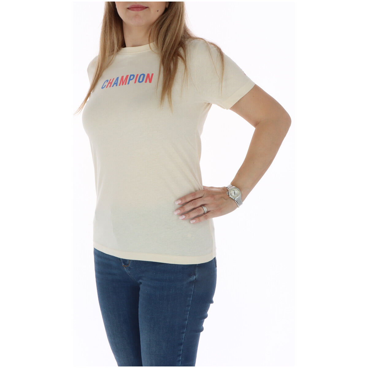 Champion T-shirt femme — beige