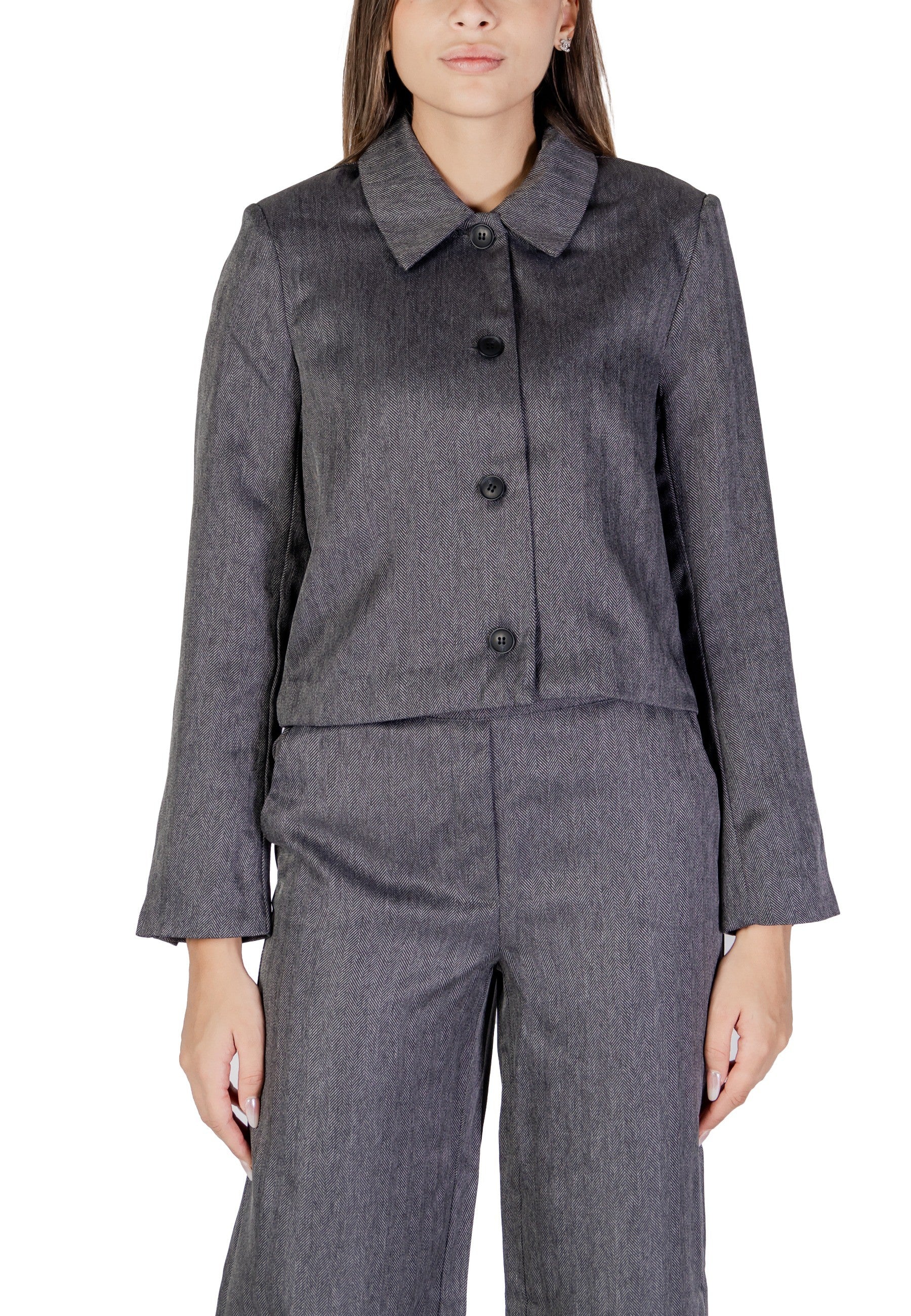Jacqueline De Yong Vêtement femme Jaquettes — grey