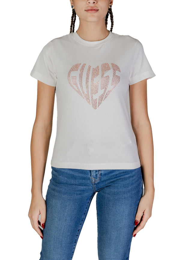 Guess Active T-shirt femme — white