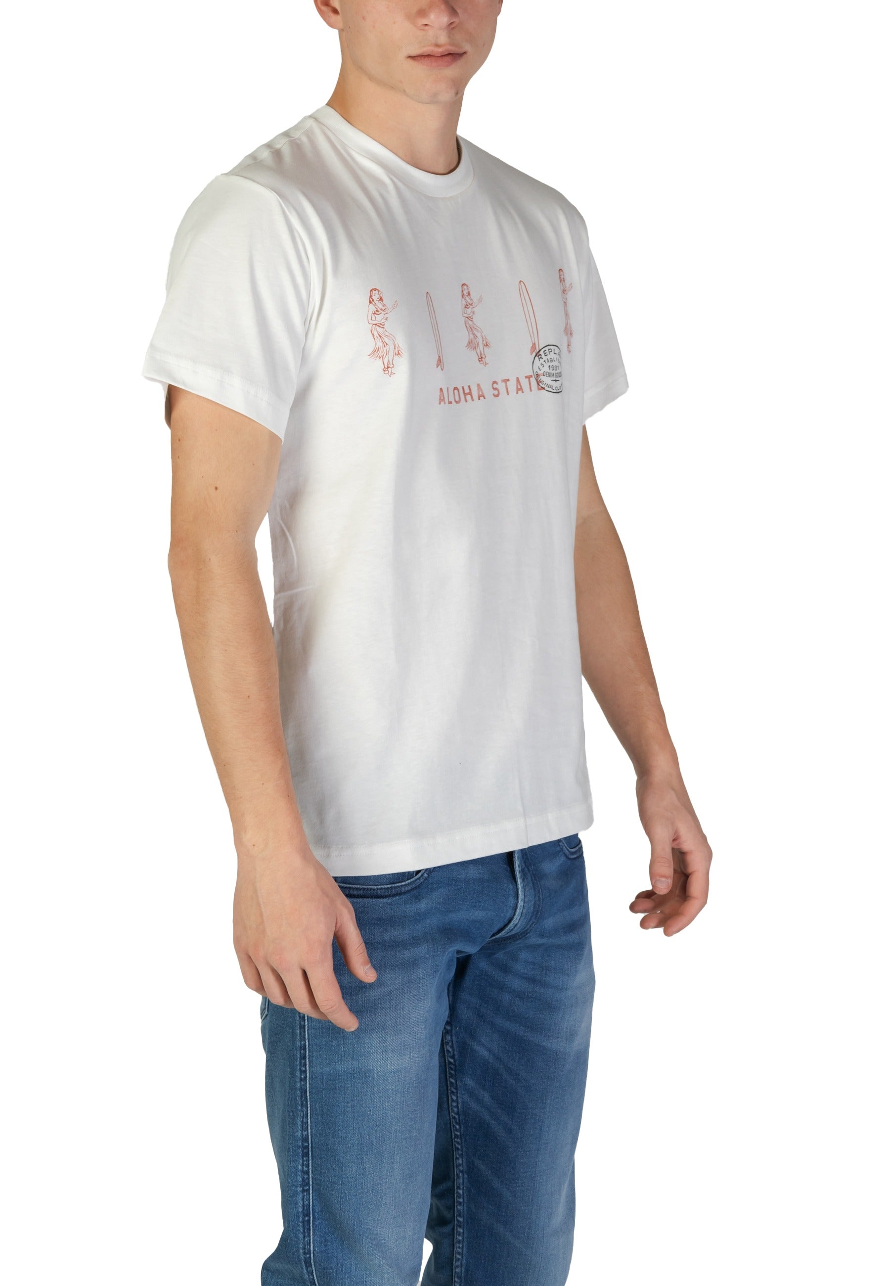 Replay T-shirt homme — white