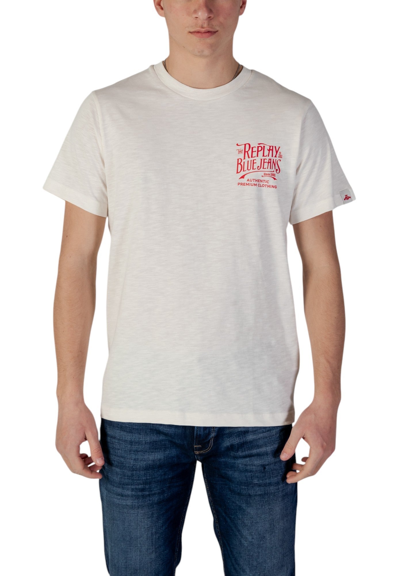 Replay T-shirt homme — beige