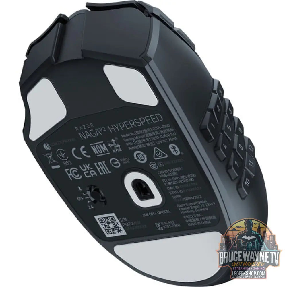 Razer Naga V2 HyperSpeed, souris gaming - vue 8
