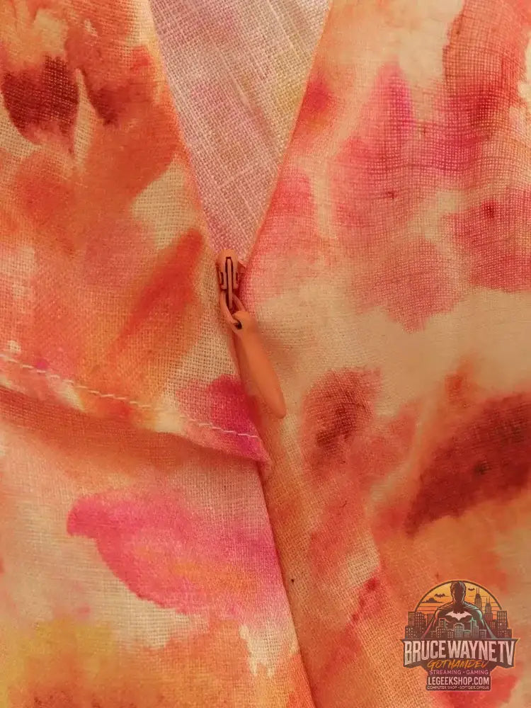Robe longue Orange pour femmes mode d’été Sexy col en v sans manches dos nu imprimé à volants ajouré robes de plage