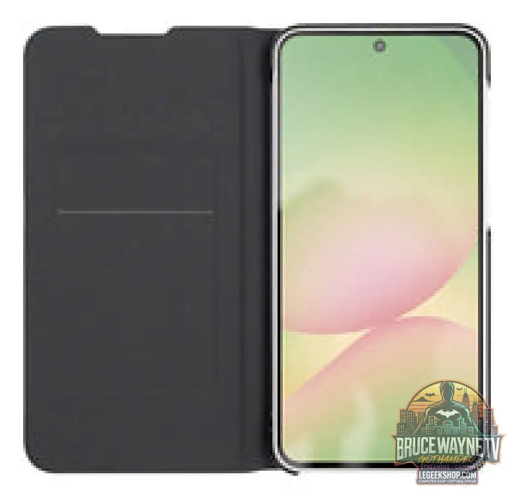 Samsung Mobeen Flip Cover, coque noir, Samsung Galaxy A57 5G
