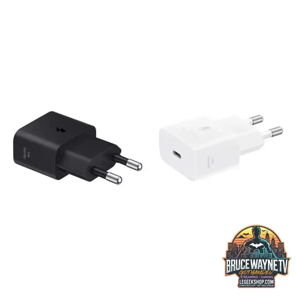 Samsung Schnellladegerät EP-T2510X 25 Watt, mit Kabel weiß, GaN, PD 3.0, SFC, 1 Meter Kabel - Samsung - vue 4