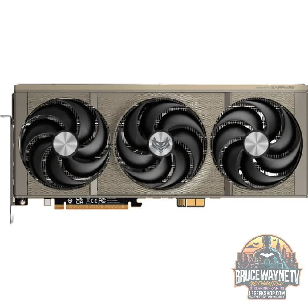 SAPPHIRE Radeon RX 9070 XT Nitro+ Phantom Link OC, carte graphique argent, RDNA4, GDDR6, 2x DisplayPort, 2x HDMI 2.1 - SAPPHIRE - vue 2