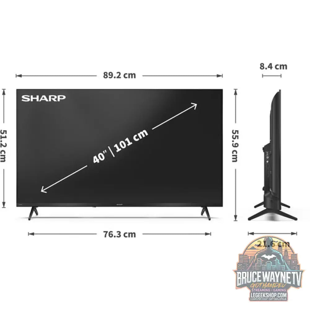 SHARP 40HE2745E, LED-Fernseher - SHARP - vue 10