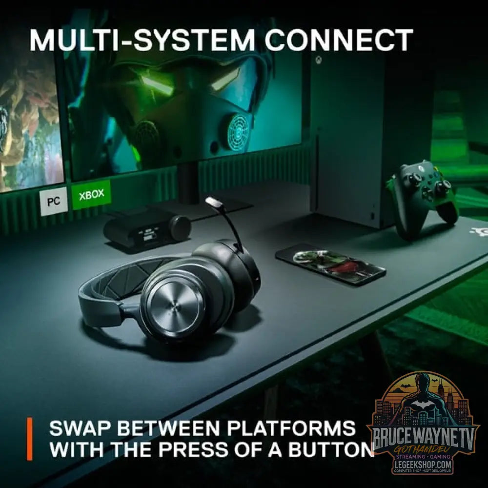 SteelSeries Arctis Nova Pro Wireless X, casque gaming - vue 8