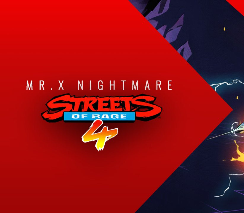 Streets Of Rage 4 - Mr. X Nightmare DLC AR XBOX One /