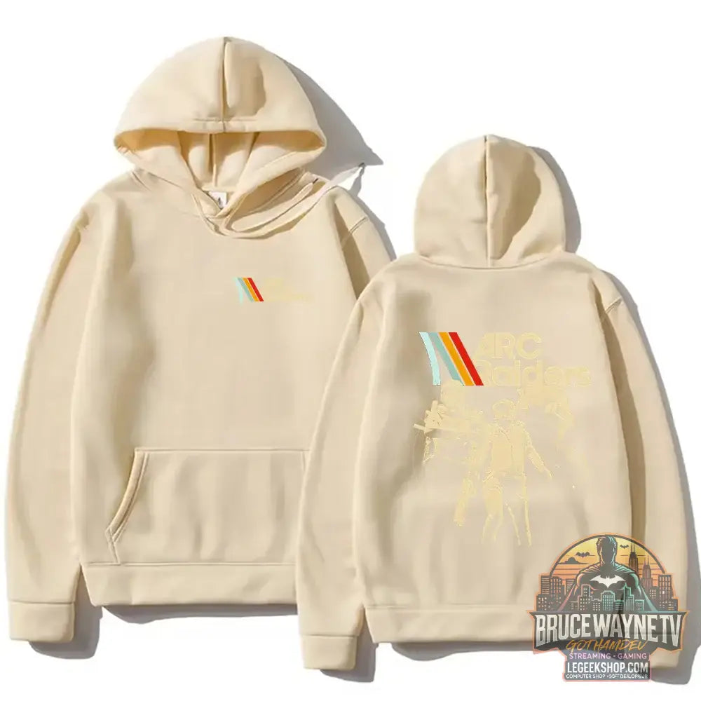 Sweat à Capuche Arc Raiders Vintage Chaud Unisexe 4 Saisons - Kaki / M. - Sweat à Capuche