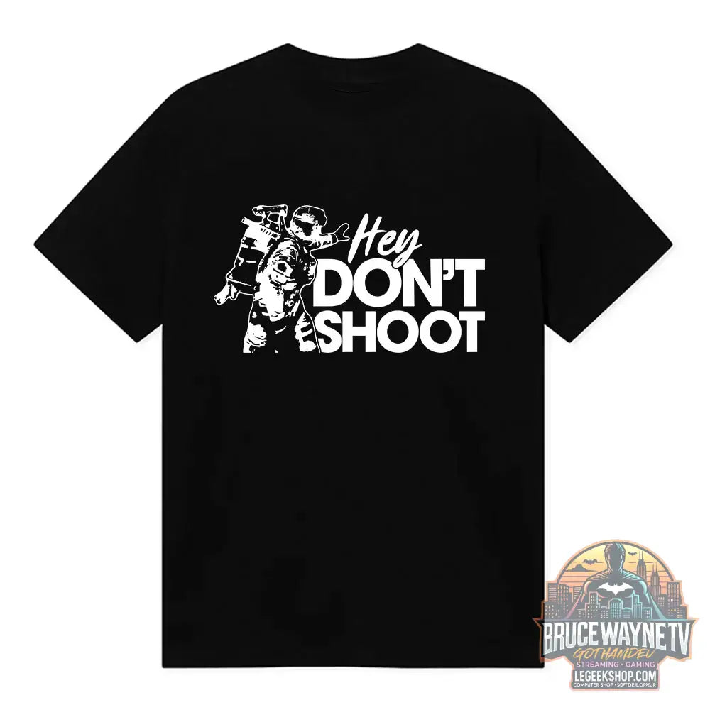 T-Shirt Arc Raiders Don’t Shoot Streetwear Unisexe Coton - 500240-noir / XXL - T-Shirt