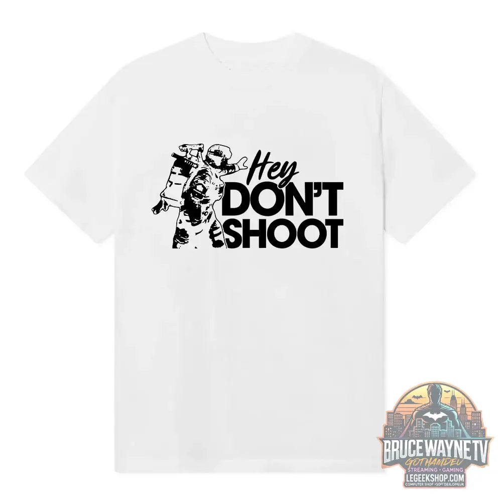 T-Shirt Arc Raiders Don’t Shoot Streetwear Unisexe Coton - 500241-blanc / XXL - T-Shirt