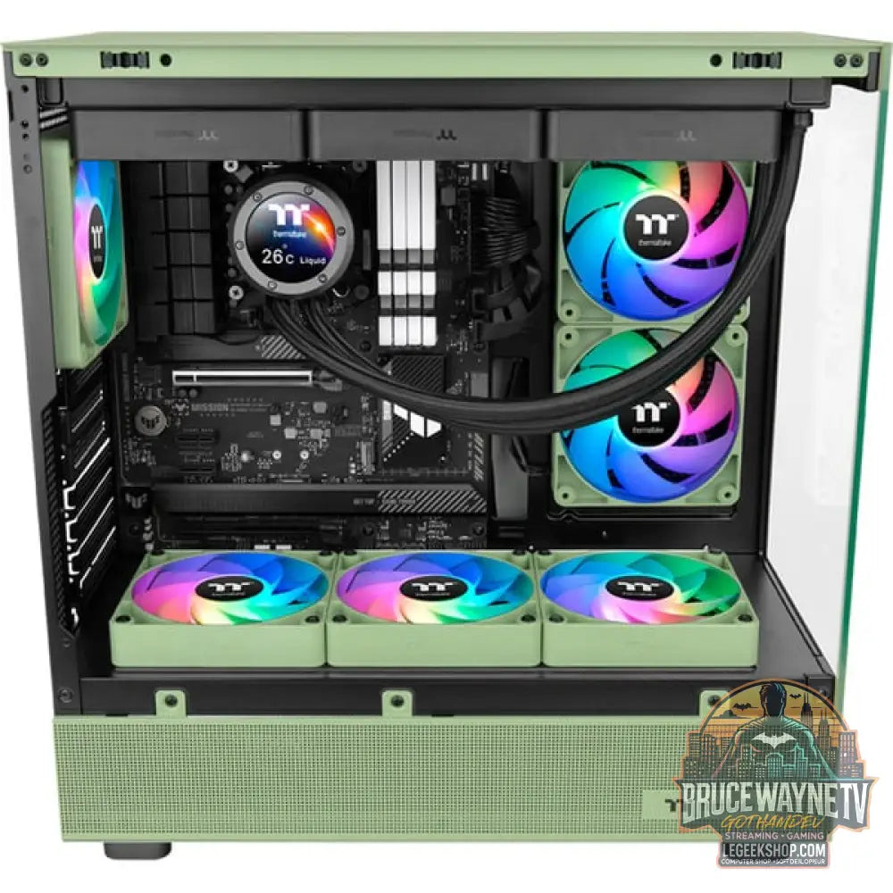 Thermaltake CT120 ARGB Sync PC Cooling Fan Matcha Green, Gehäuselüfter - Thermaltake - vue 12