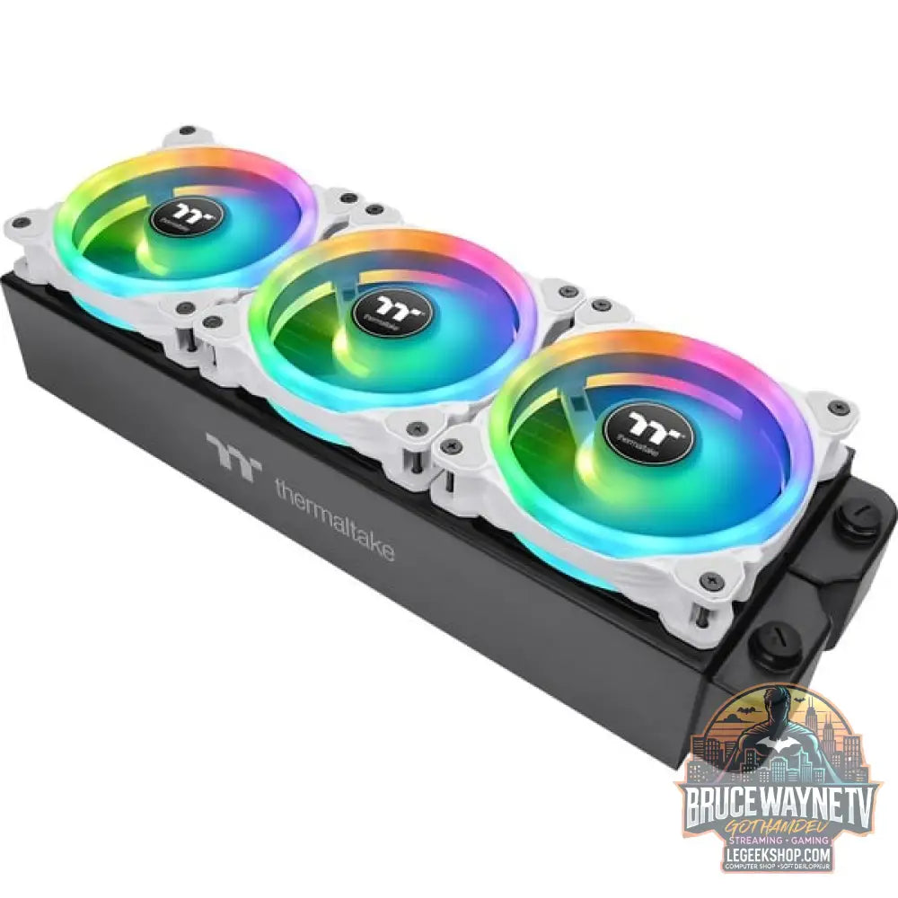 Thermaltake SWAFAN 14 RGB Radiator Fan TT Premium Edition White (3-Fan Pack), Gehäuselüfter - Thermaltake - vue 9