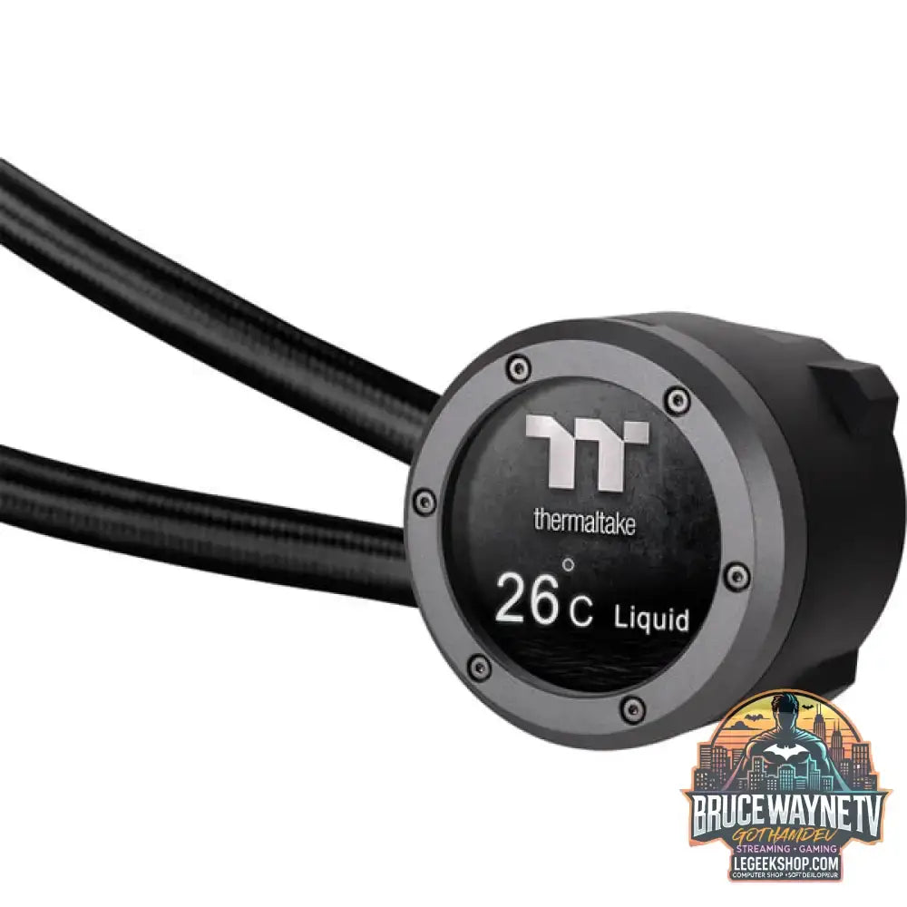 Thermaltake TH240 V2 Ultra ARGB Sync AIO Liquid Cooler, Wasserkühlung schwarz - Thermaltake - vue 3