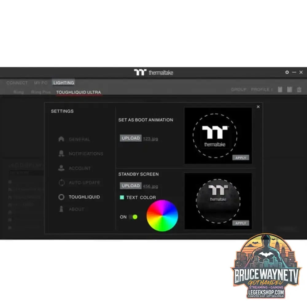 Thermaltake TOUGHLIQUID Ultra 240 AIO Liquid Cooler 240mm, Wasserkühlung - Thermaltake - vue 15