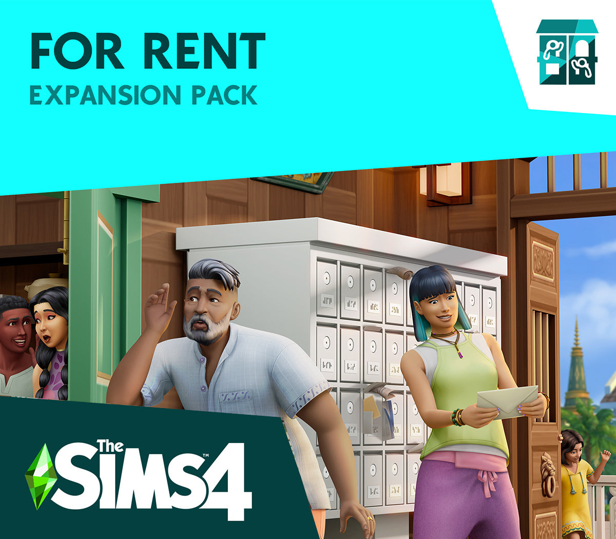 The Sims 4 - For Rent Expansion Pack DLC US XBOX One /