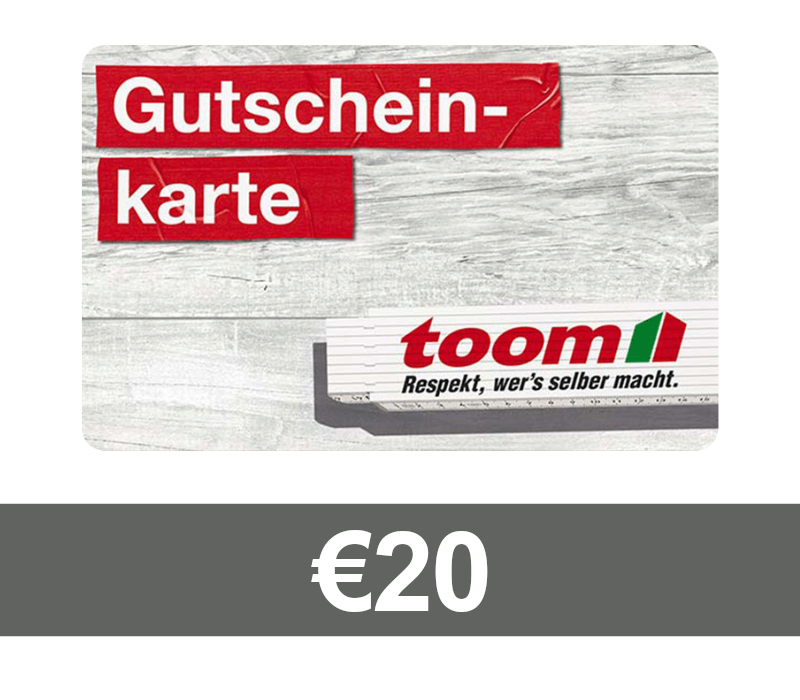 TOOM Baumarkt €20 Gift Card DE