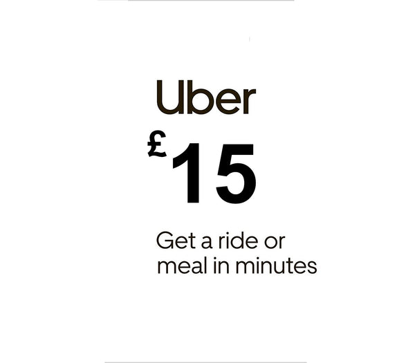 Uber GBP 15 Gift Card