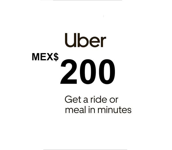 Uber MXN 200 Gift Card MX