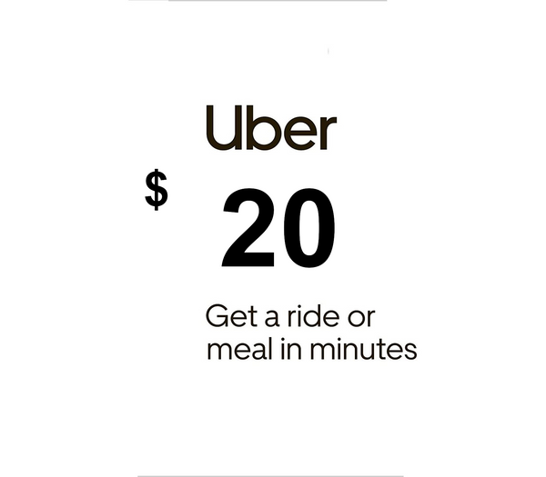 Uber USD 20 Gift Card