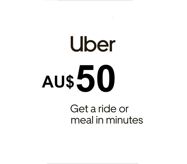 Uber AUD 50 Gift Card AU