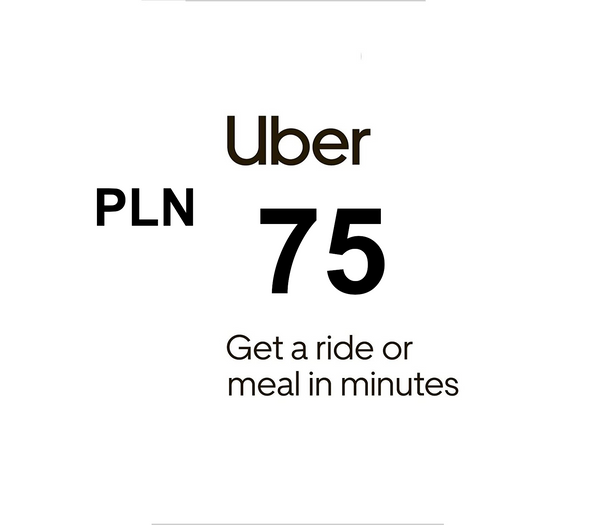 Uber PLN 75 Gift Card PL