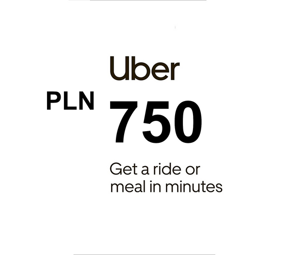 Uber PLN 750 Gift Card PL