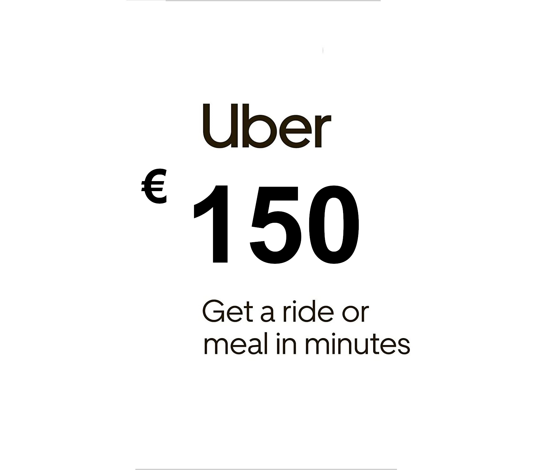 Uber €150 DE Gift Card
