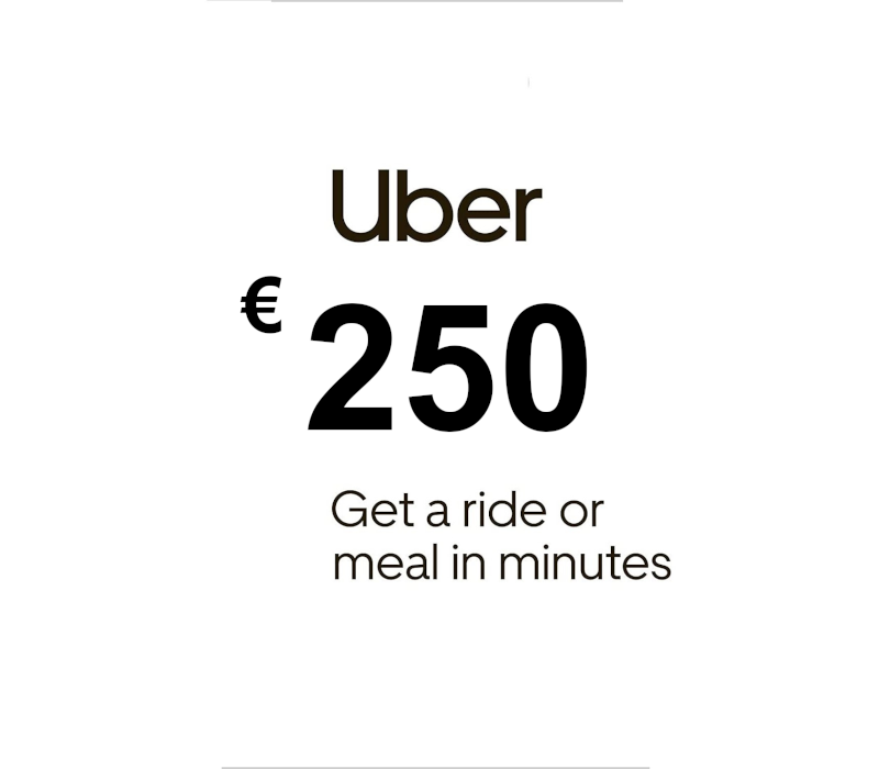 Uber EUR 250 Gift Card DE