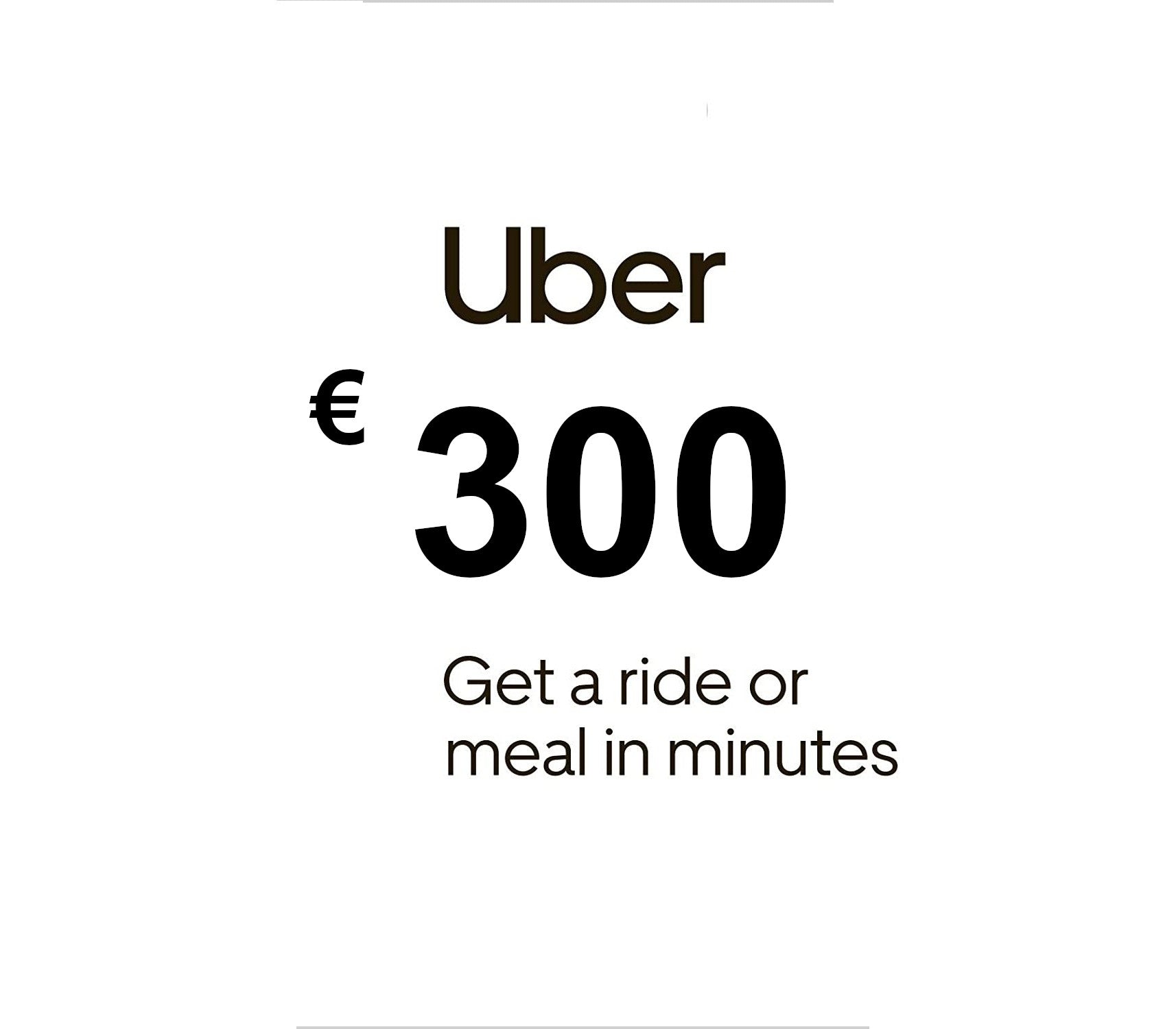 Uber EUR 300 Gift Card FR