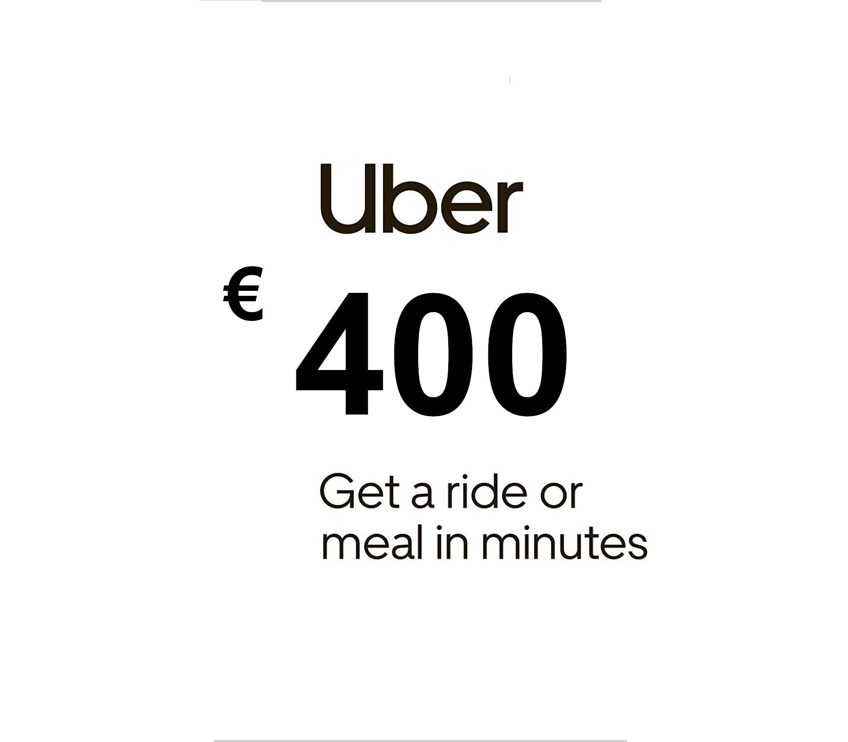 Uber EUR 400 Gift Card FR
